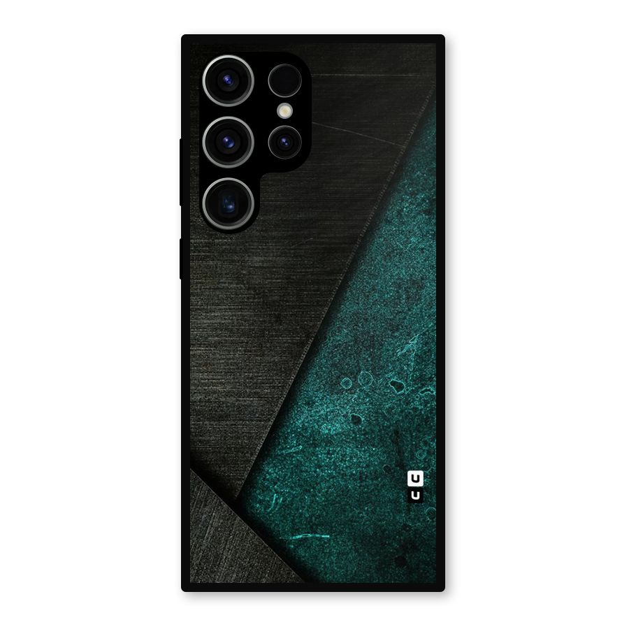 Dark Olive Green Metal Back Case for Galaxy S23 Ultra