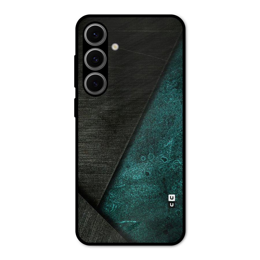 Dark Olive Green Metal Back Case for Galaxy S24 FE