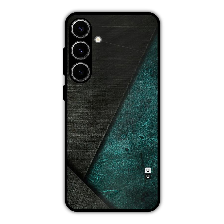 Dark Olive Green Metal Back Case for Galaxy S24 Plus