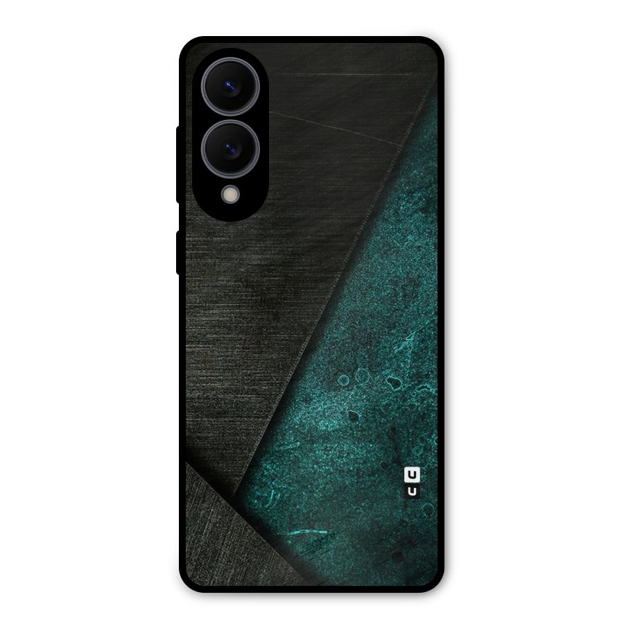 Dark Olive Green Metal Back Case for Galaxy S25 Edge