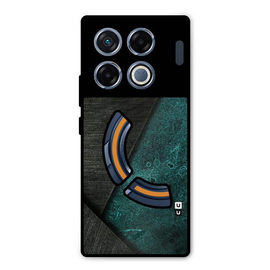 Dark Olive Green Metal Back Case for Infinix GT 20 Pro