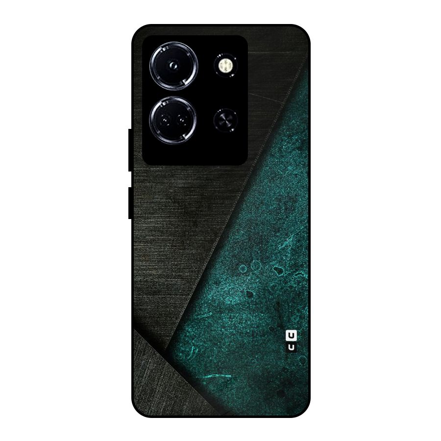 Dark Olive Green Metal Back Case for Infinix Note 30 5G