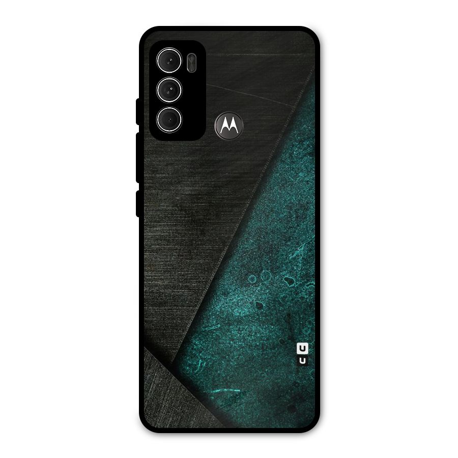 Dark Olive Green Metal Back Case for Moto G60