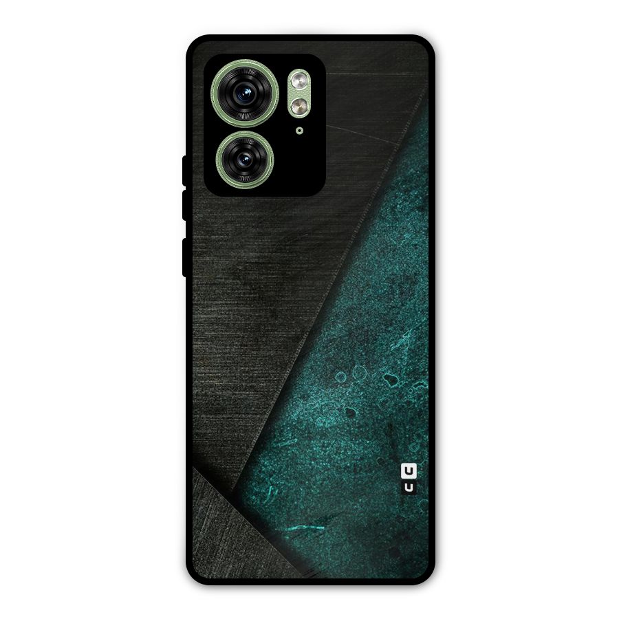 Dark Olive Green Metal Back Case for Motorola Edge 40 5G