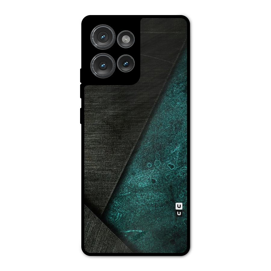 Dark Olive Green Metal Back Case for Motorola Edge 50