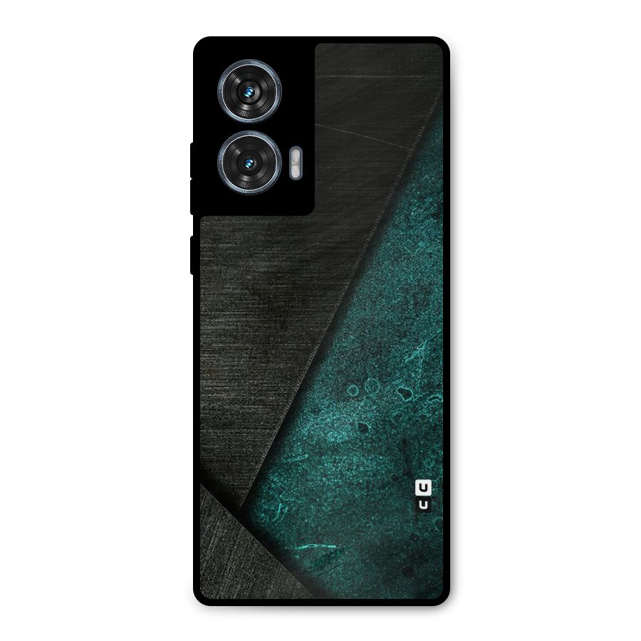 Dark Olive Green Metal Back Case for Motorola Edge 50 Fusion