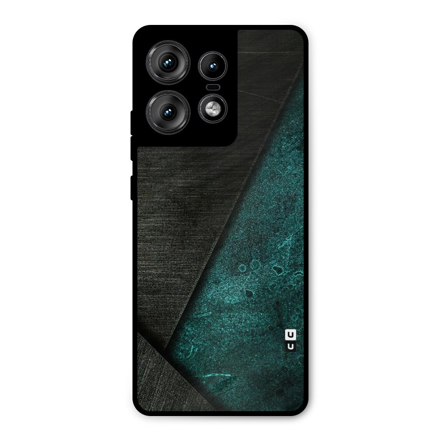 Dark Olive Green Metal Back Case for Motorola Edge 50 Pro