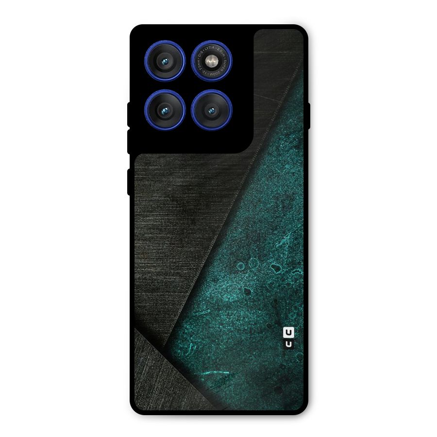 Dark Olive Green Metal Back Case for Motorola Edge 60 Pro