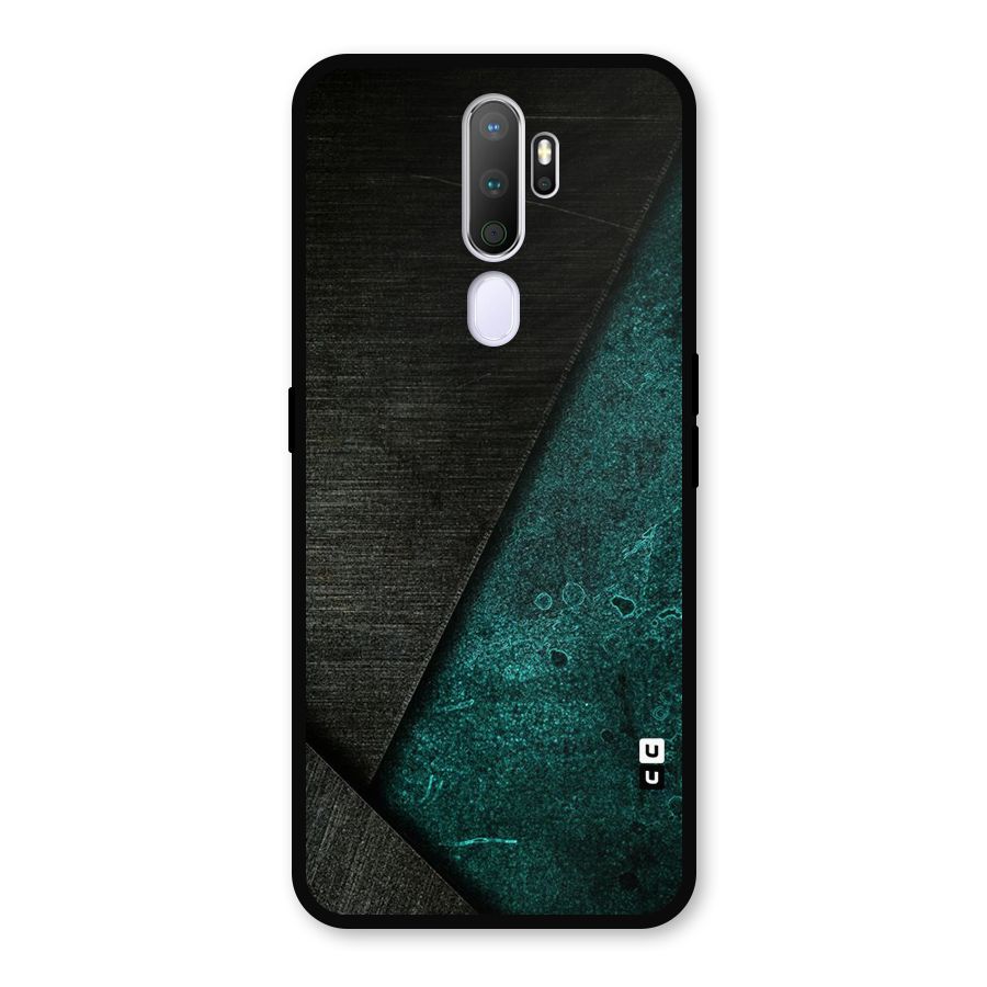 Dark Olive Green Metal Back Case for Oppo A9 (2020)