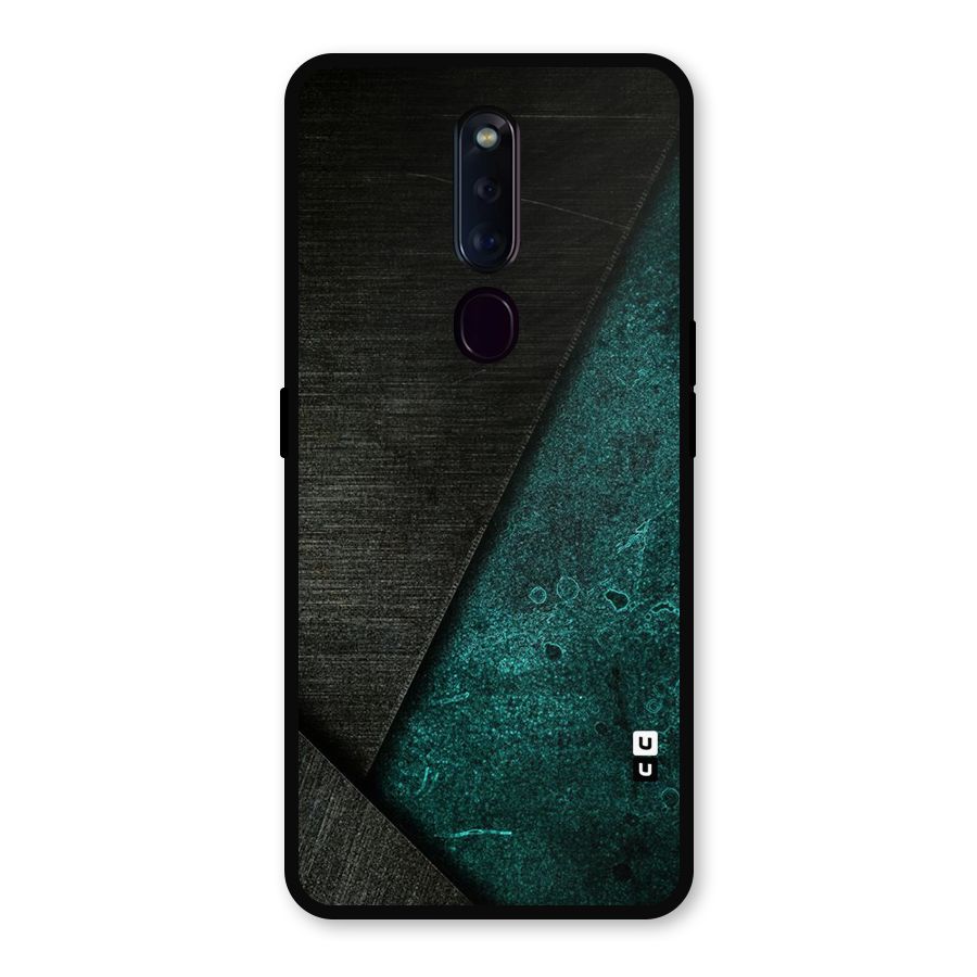Dark Olive Green Metal Back Case for Oppo F11 Pro