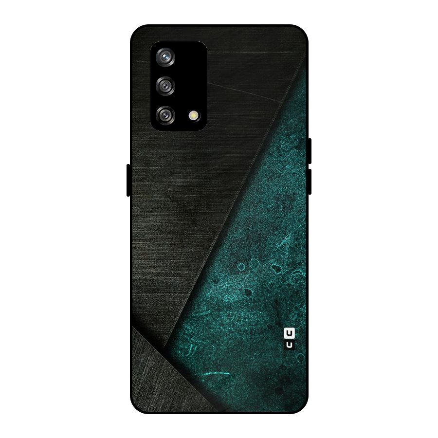 Dark Olive Green Metal Back Case for Oppo F19