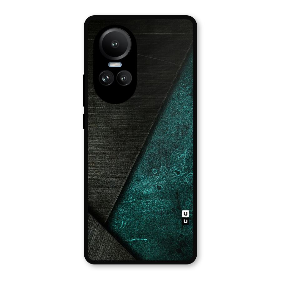 Dark Olive Green Metal Back Case for Oppo Reno10 Pro