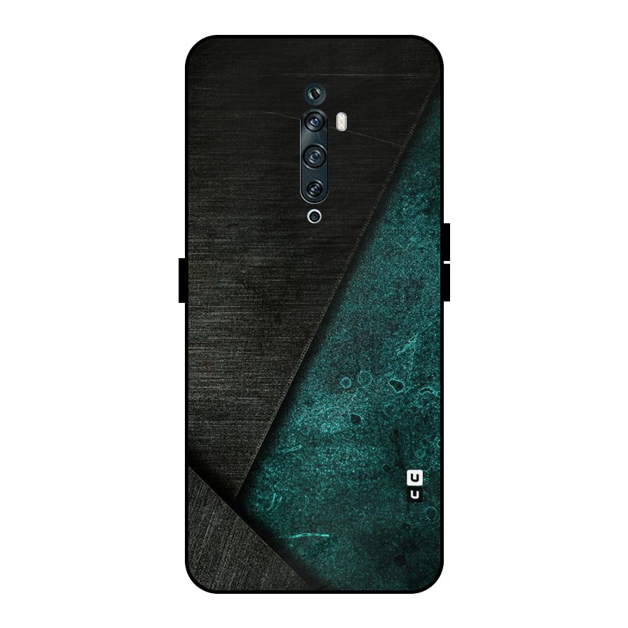 Dark Olive Green Metal Back Case for Oppo Reno2 F
