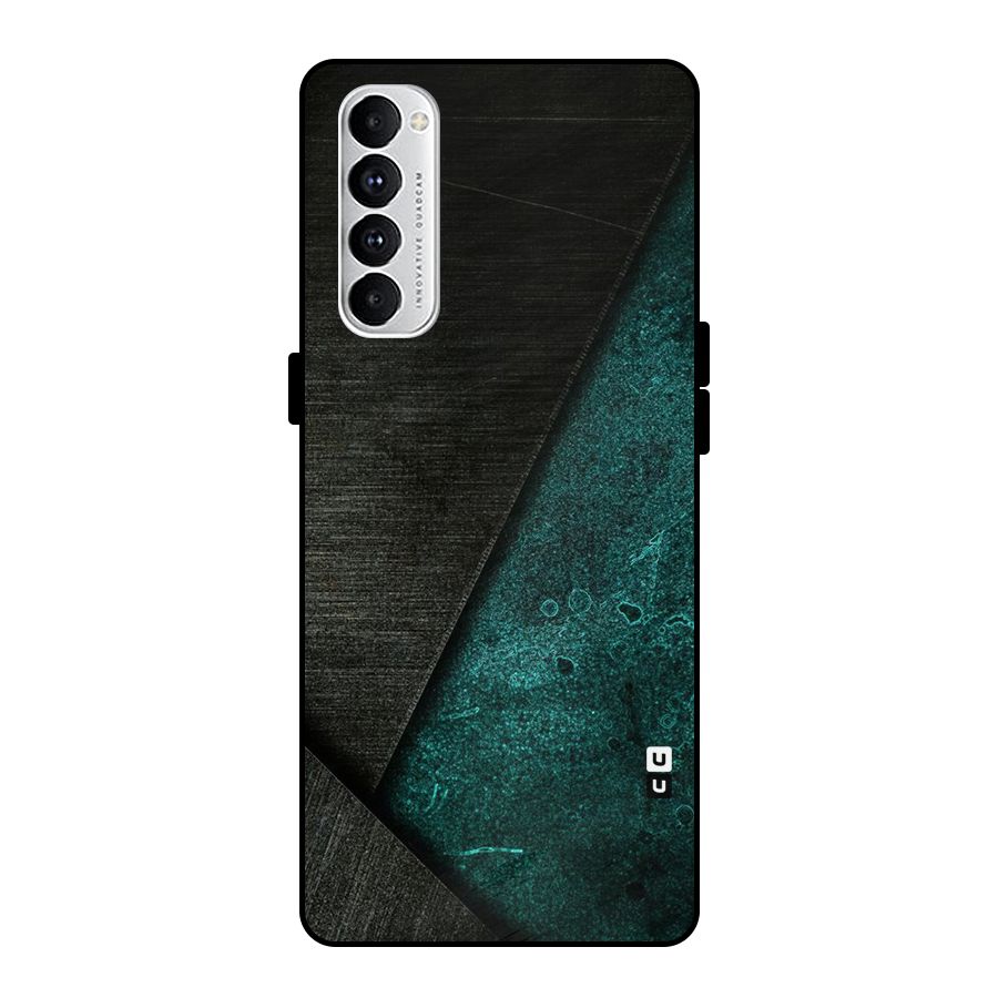 Dark Olive Green Metal Back Case for Oppo Reno4 Pro