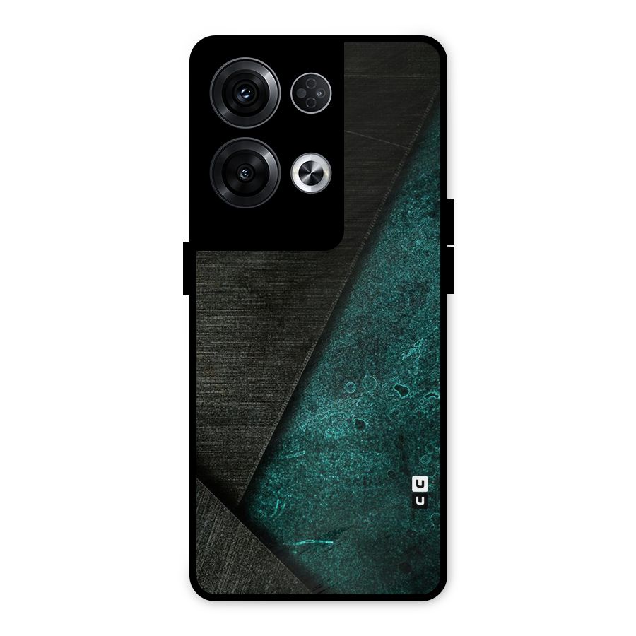 Dark Olive Green Metal Back Case for Oppo Reno8 Pro 5G