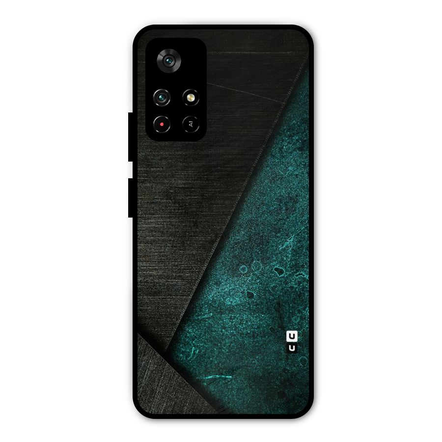 Dark Olive Green Metal Back Case for Poco M4 Pro 5G
