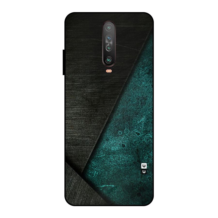 Dark Olive Green Metal Back Case for Poco X2