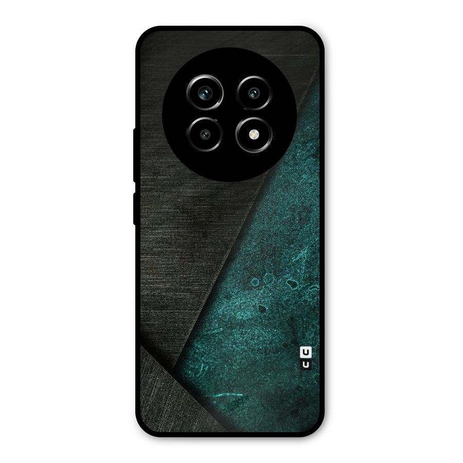Dark Olive Green Metal Back Case for Realme 13 Pro