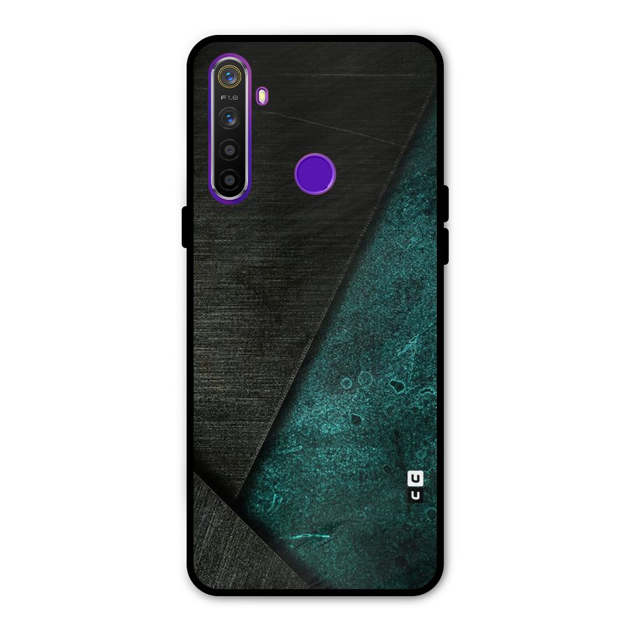 Dark Olive Green Metal Back Case for Realme 5i