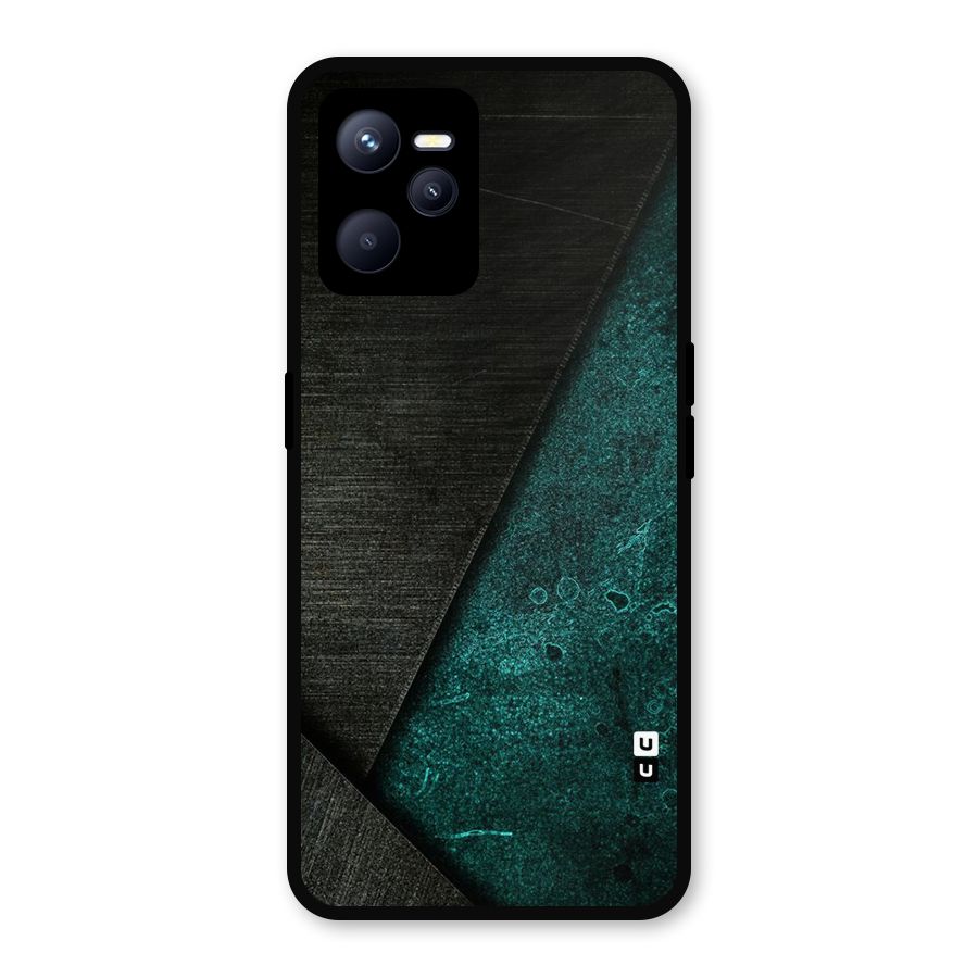 Dark Olive Green Metal Back Case for Realme C35