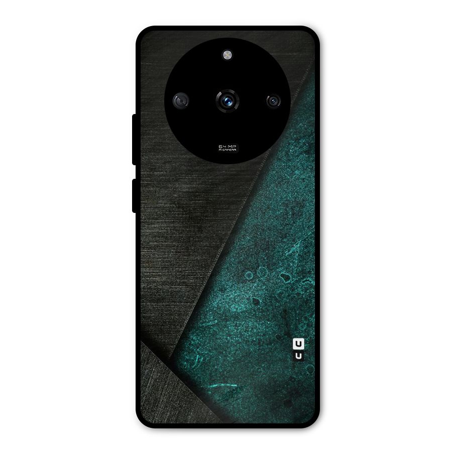 Dark Olive Green Metal Back Case for Realme Narzo 60 5G