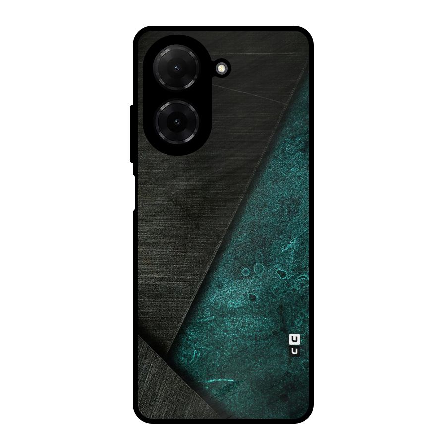 Dark Olive Green Metal Back Case for Redmi A5 4G