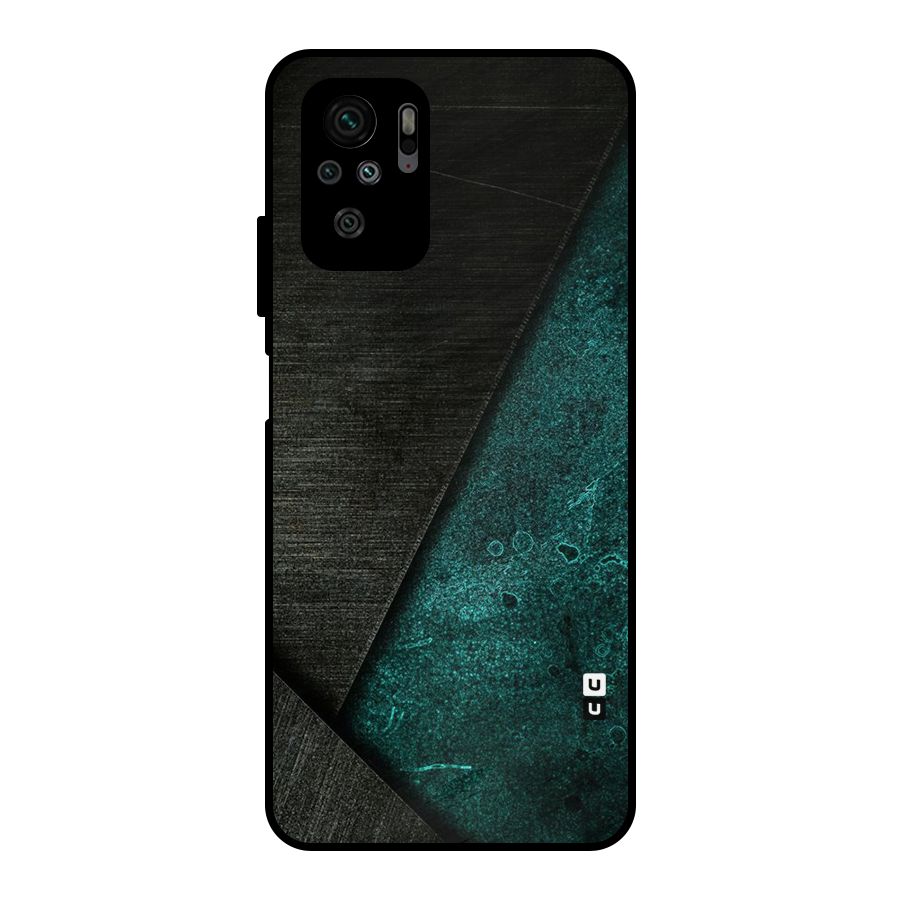 Dark Olive Green Metal Back Case for Redmi Note 10S