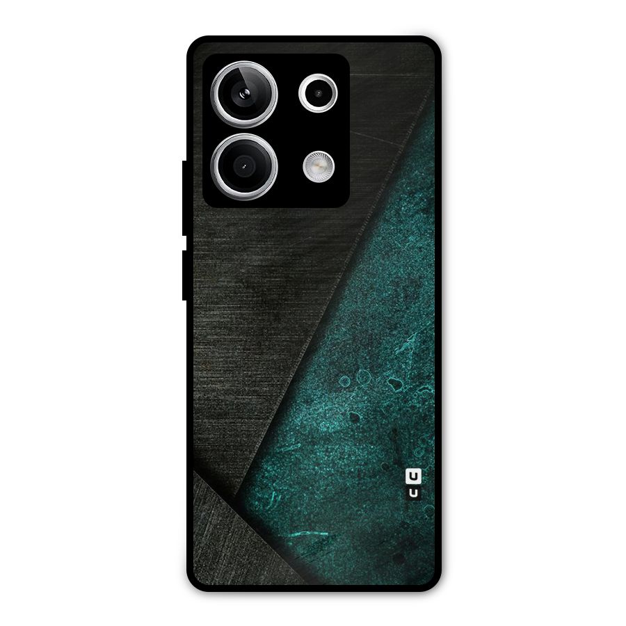 Dark Olive Green Metal Back Case for Redmi Note 13 5G