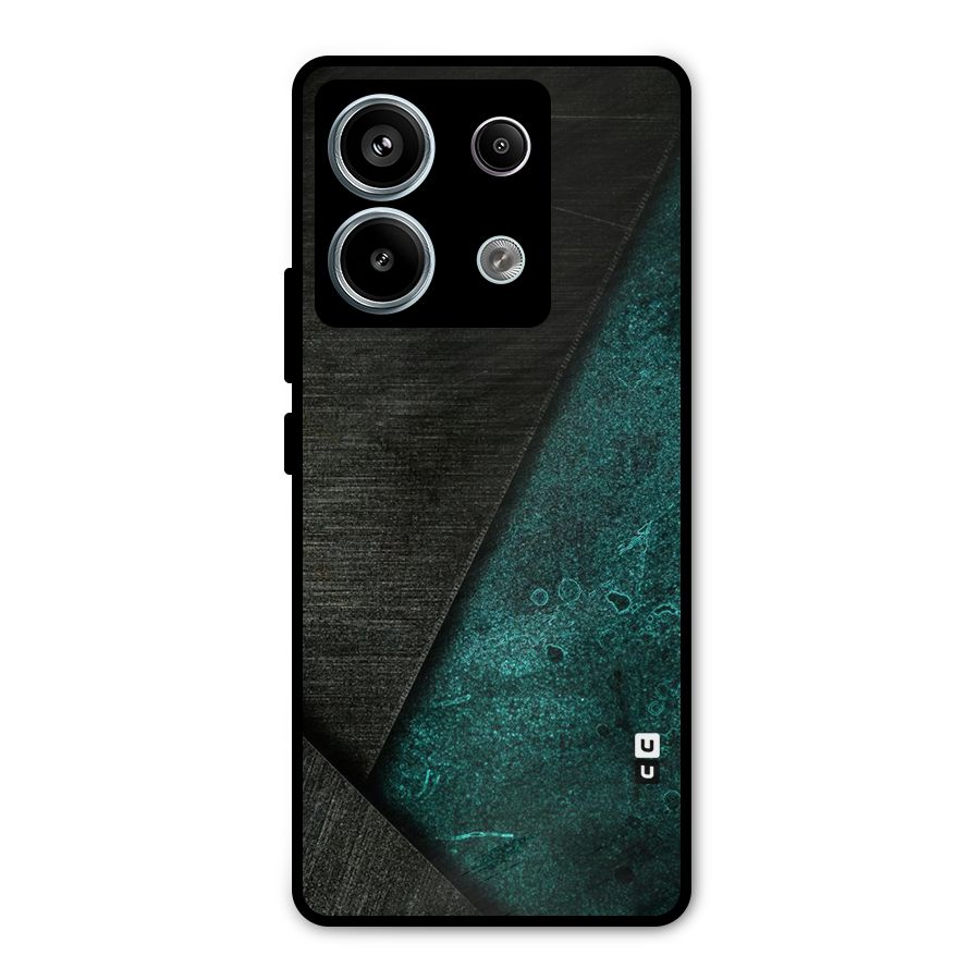 Dark Olive Green Metal Back Case for Redmi Note 13 Pro 5G