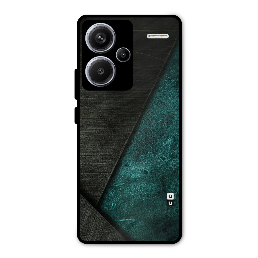 Dark Olive Green Metal Back Case for Redmi Note 13 Pro Plus