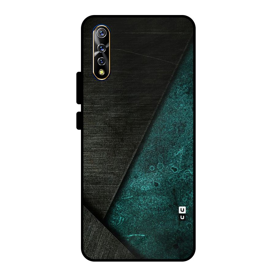 Dark Olive Green Metal Back Case for Vivo S1