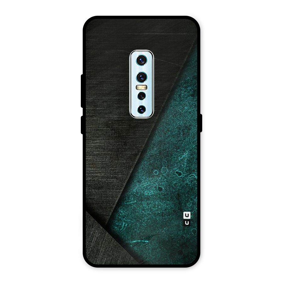 Dark Olive Green Metal Back Case for Vivo V17 Pro