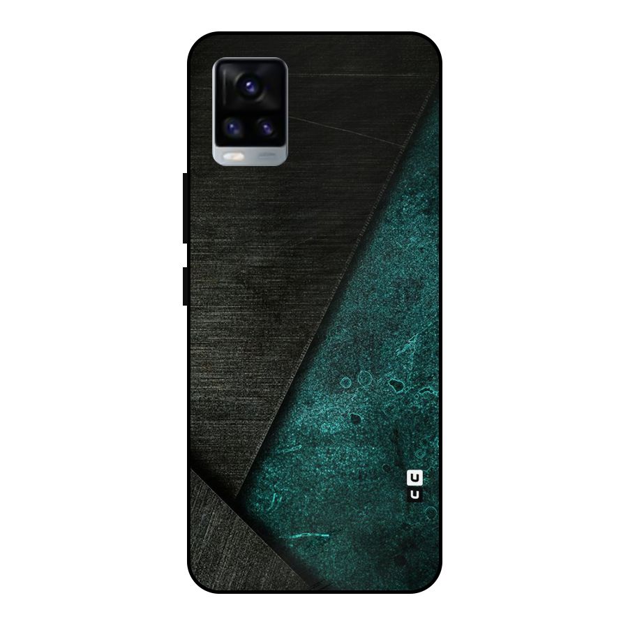Dark Olive Green Metal Back Case for Vivo V20