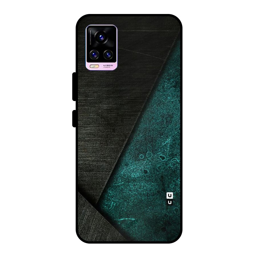 Dark Olive Green Metal Back Case for Vivo V20 Pro