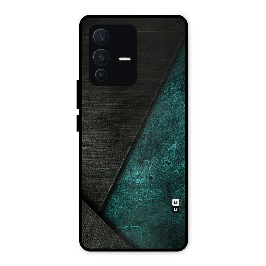 Dark Olive Green Metal Back Case for Vivo V23 5G