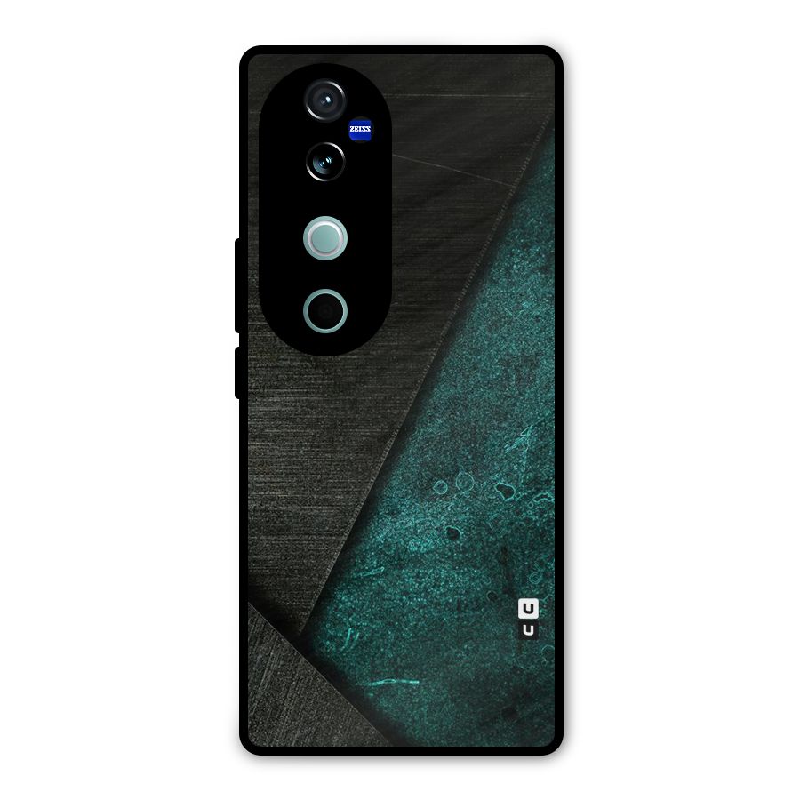 Dark Olive Green Metal Back Case for Vivo V40
