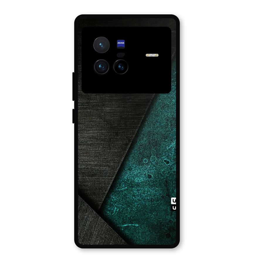 Dark Olive Green Metal Back Case for Vivo X80