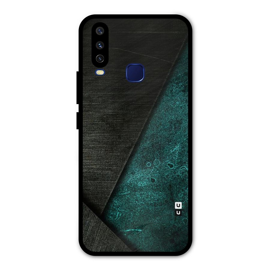 Dark Olive Green Metal Back Case for Vivo Y15