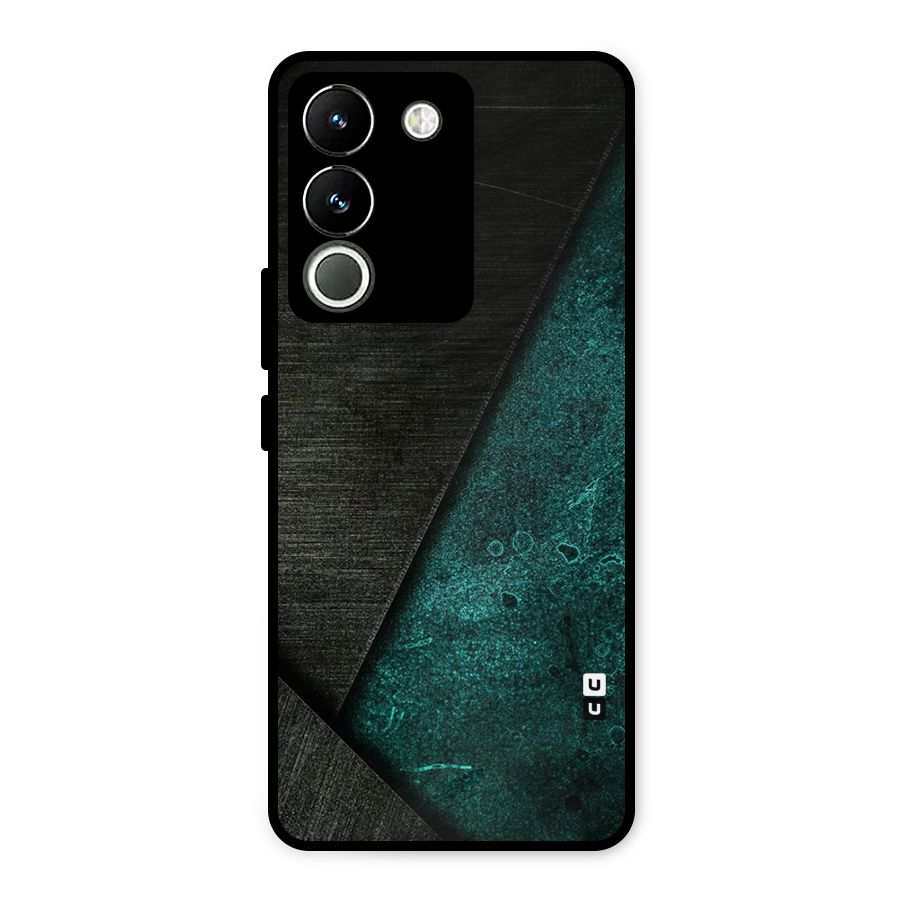 Dark Olive Green Metal Back Case for Vivo Y200