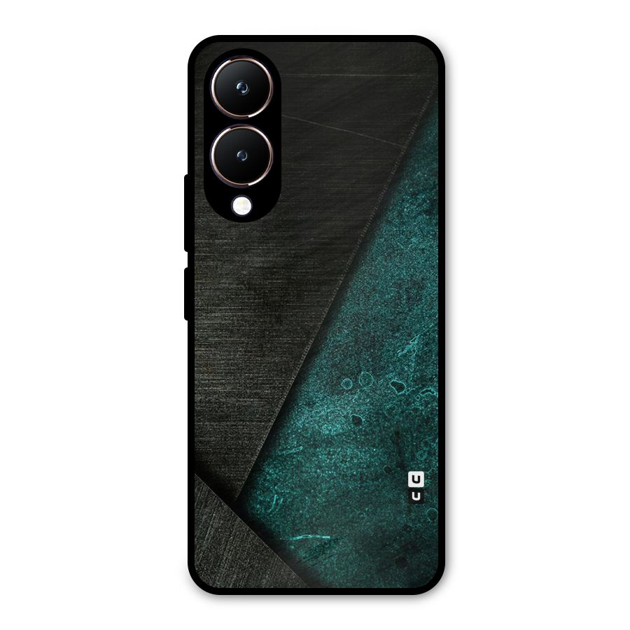 Dark Olive Green Metal Back Case for Vivo Y28