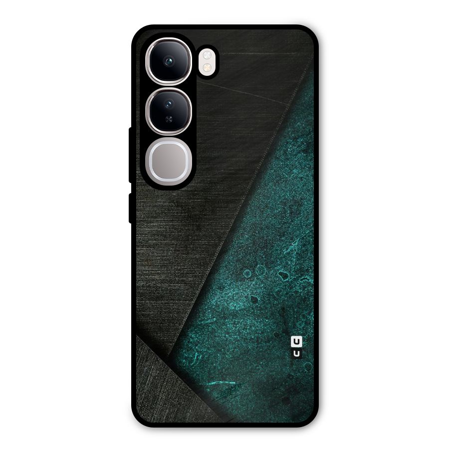Dark Olive Green Metal Back Case for Vivo Y300