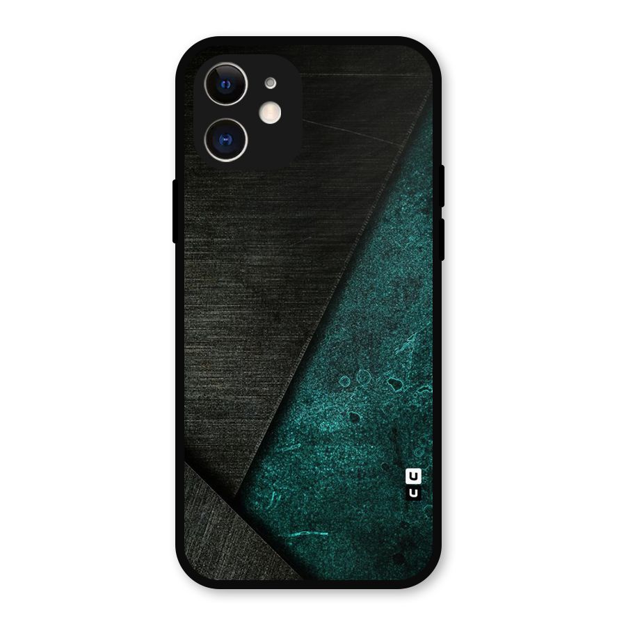 Dark Olive Green Metal Back Case for iPhone 12