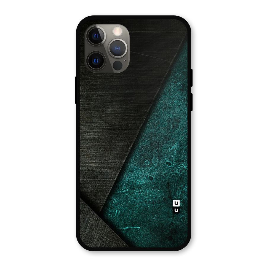 Dark Olive Green Metal Back Case for iPhone 12 Pro