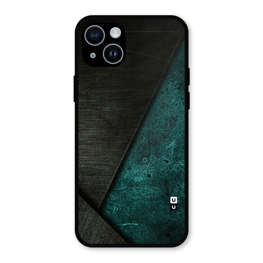 Dark Olive Green Metal Back Case for iPhone 14