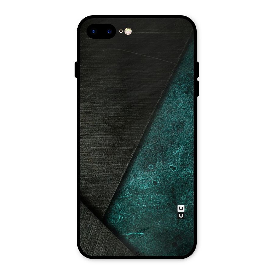 Dark Olive Green Metal Back Case for iPhone 8 Plus