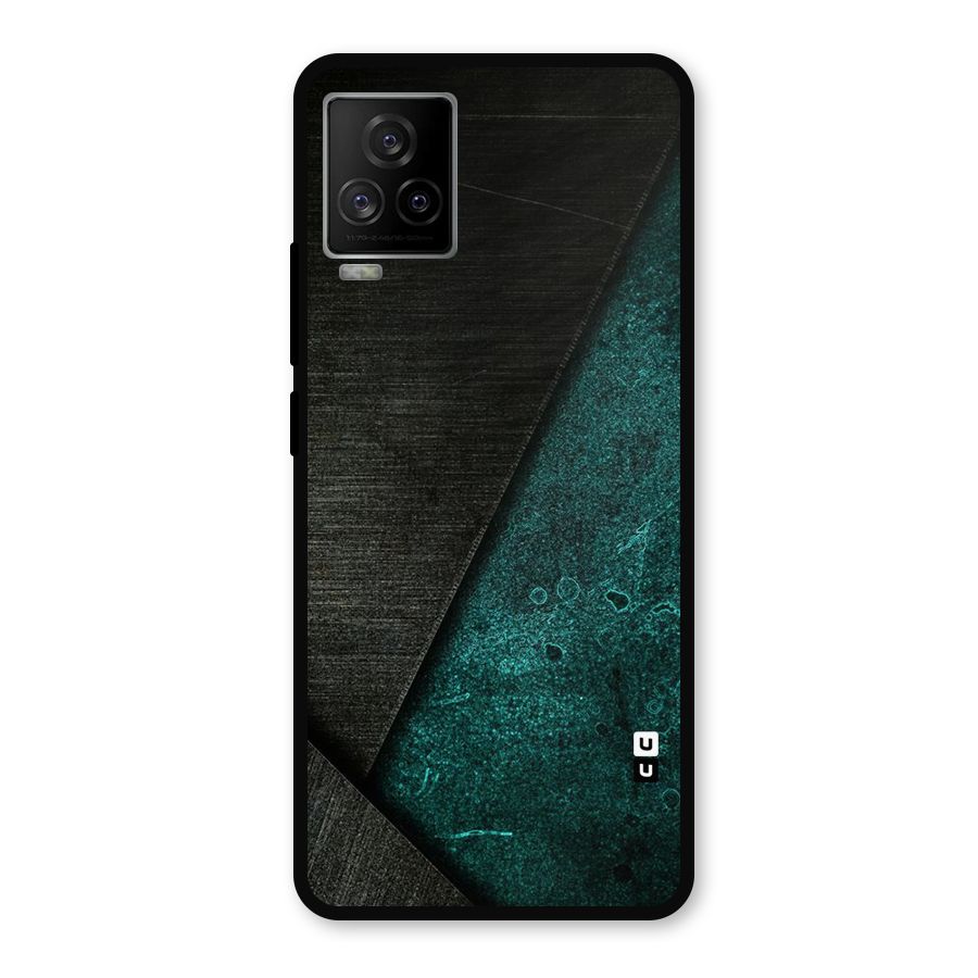 Dark Olive Green Metal Back Case for iQOO 7 Legend 5G