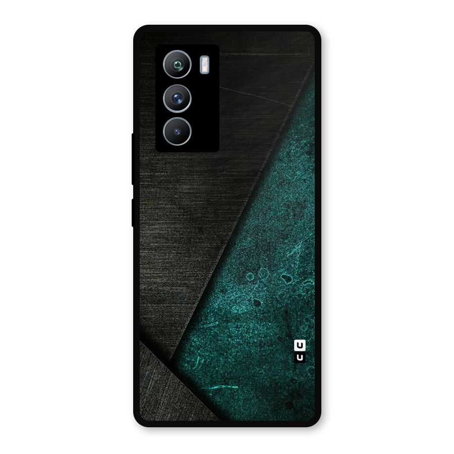 Dark Olive Green Metal Back Case for iQOO 9 SE