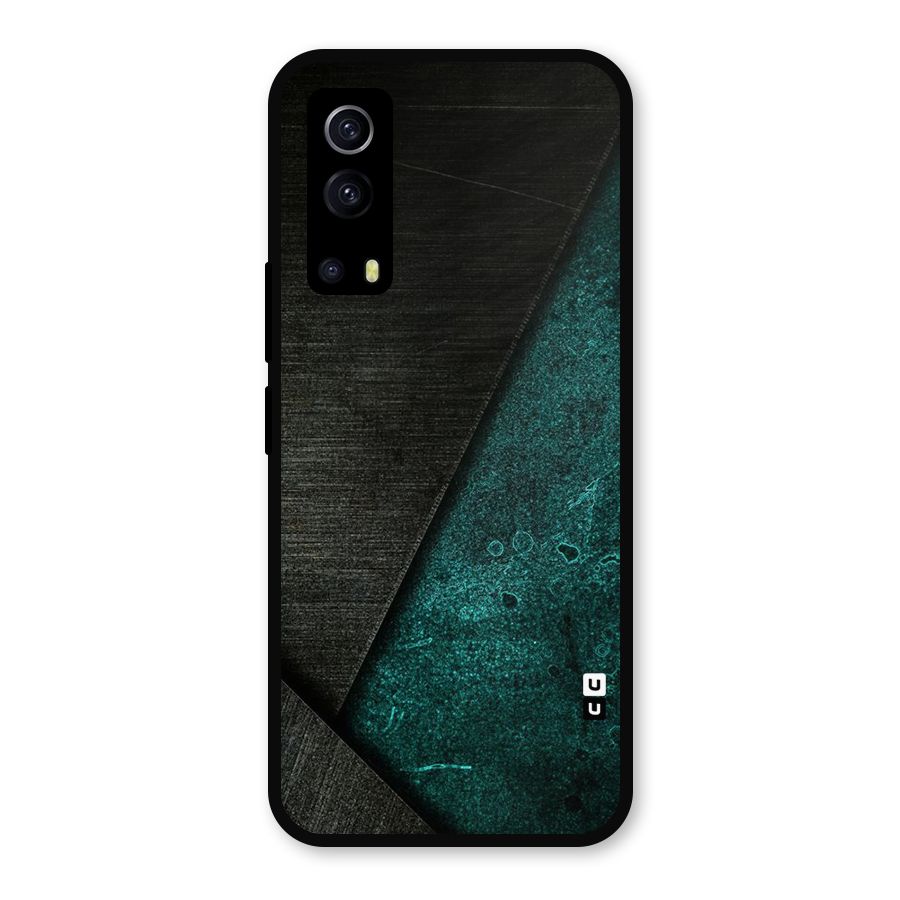 Dark Olive Green Metal Back Case for iQOO Z3