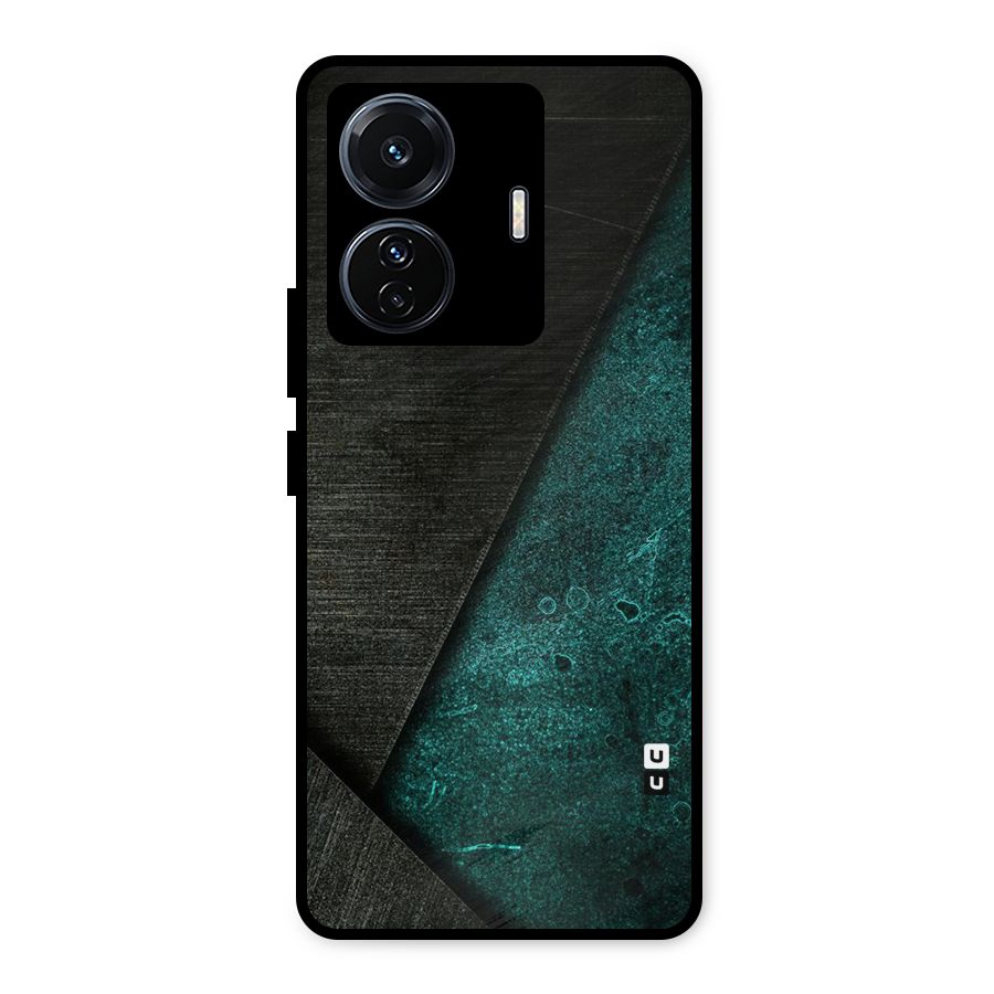 Dark Olive Green Metal Back Case for iQOO Z6