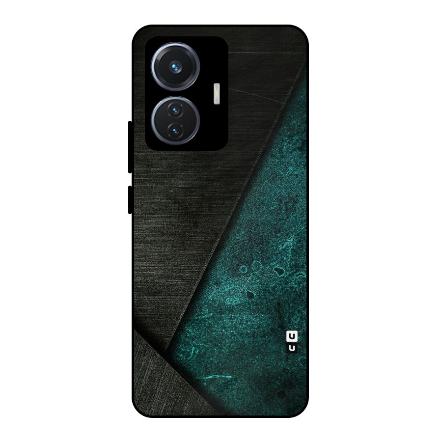 Dark Olive Green Metal Back Case for iQOO Z6 44W